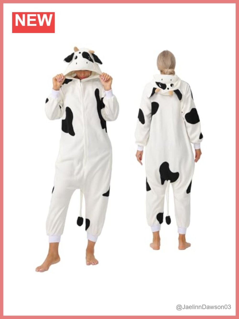 Fleece Animal Onesie Adult Cartoon Cosplay Halloween Christmas Pajamas